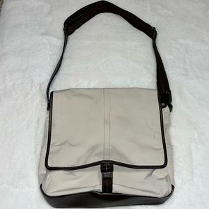 Coach Transatlantic Map Messenger Bag Khaki
